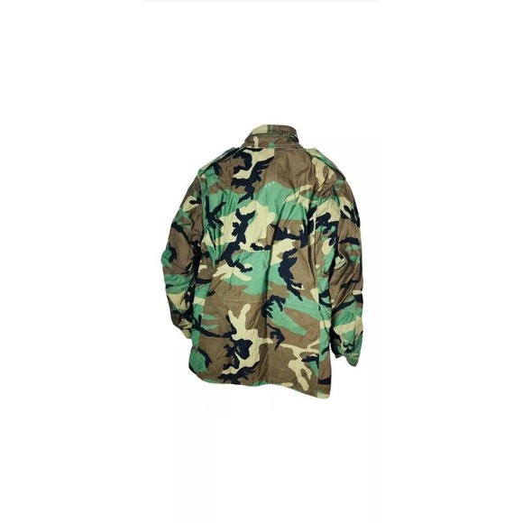 Military Cold Weather Field Coat 8415-01-099-7836 Medium Long Camo Jacket - Picture 5 of 13